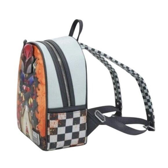 NEW 2PC Loungefly Star Wars Sabine Spray Paint Mini Backpack & Wallet Set‎ - Picture 6 of 16